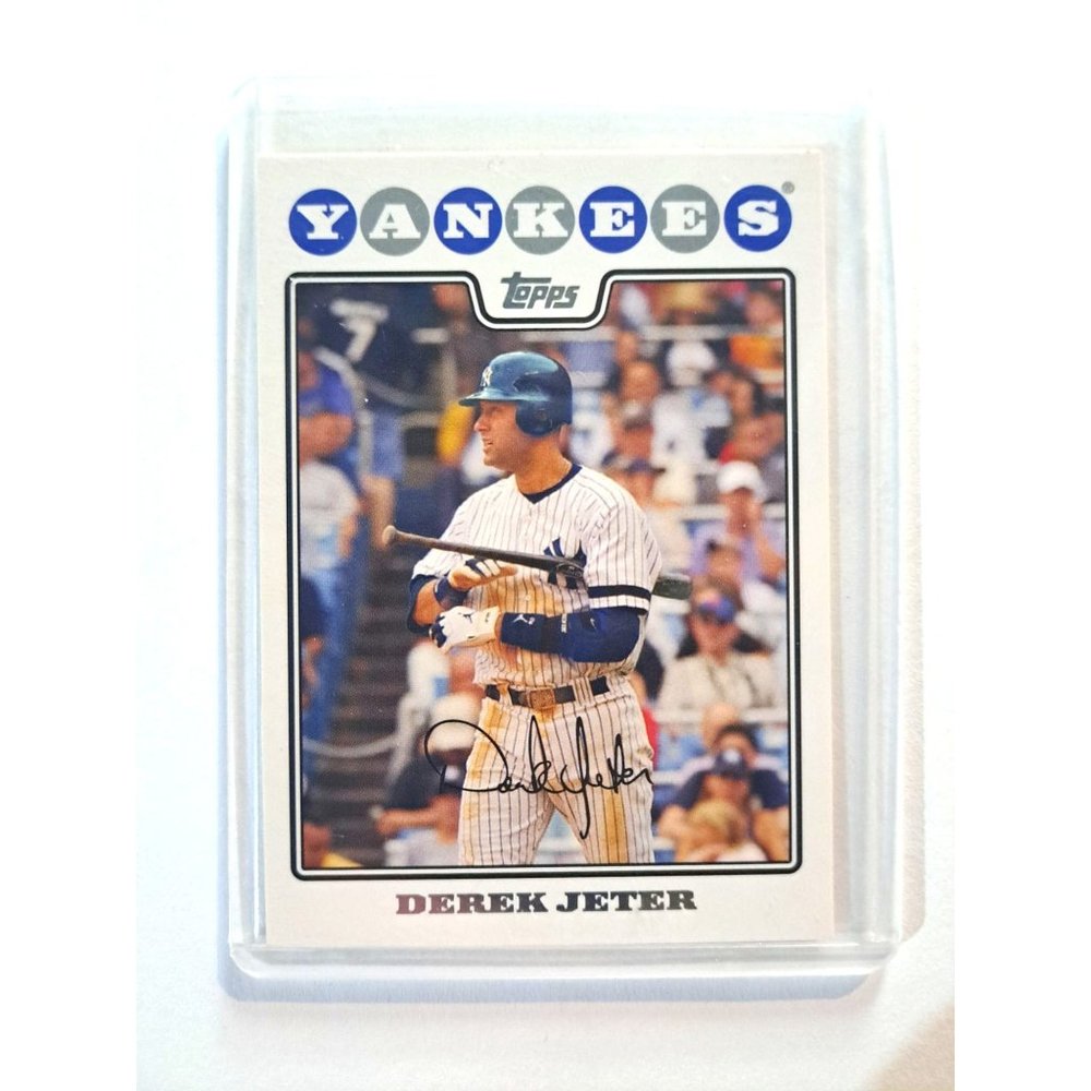 2008 Topps Auto Sig. #455 Derek Jeter Baseball Card